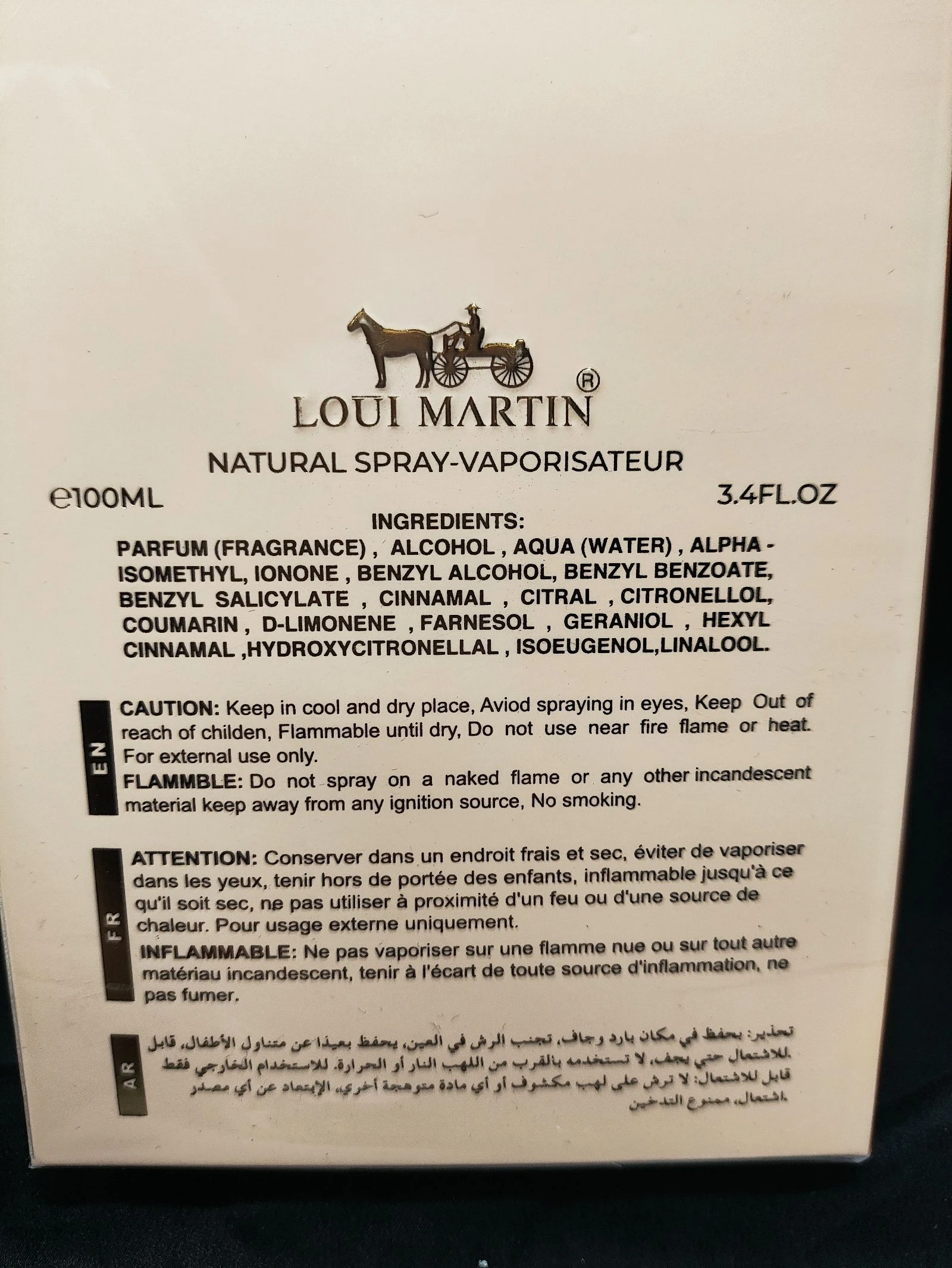 Perfume Extrême vainilla 100 ml - Loui Martin – photo 2